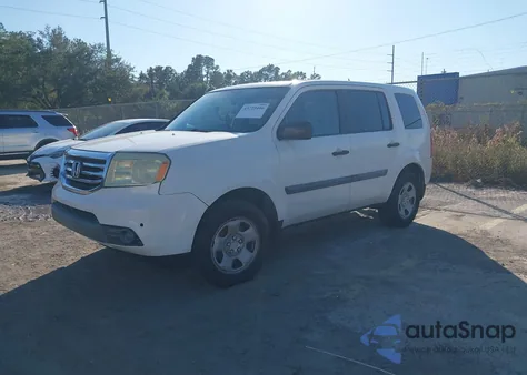 2014 Honda Pilot Lx from USA, damaged, VIN 5FNYF3H21EB015947